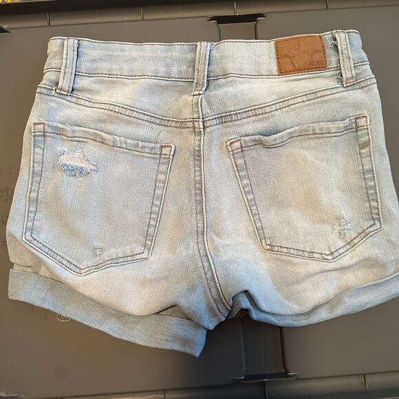 AEROPOSTALE RIPPED/ DISTRESSED SHORTS size 2 - Picture 7 of 7